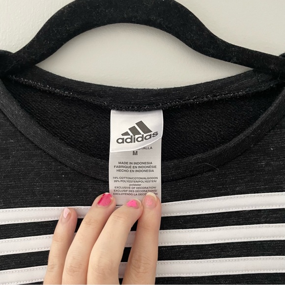 Girls Adidas T-Shirt Dress - Picture 3 of 7